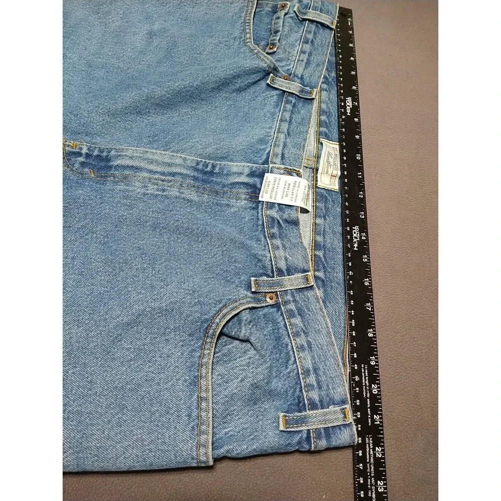 Levi Strauss Signature Jean Men W44 L30 R13.5 Blue Reg Fit Straight Classic Work